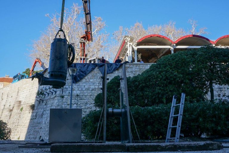 Novom pumpom do veće stabilnosti sustava odvodnje povijesne jezgre Dubrovnika