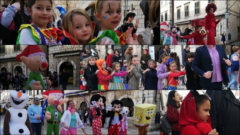 FOTO: NAJŠARENIJI STRADUN Male maškare napravile đir