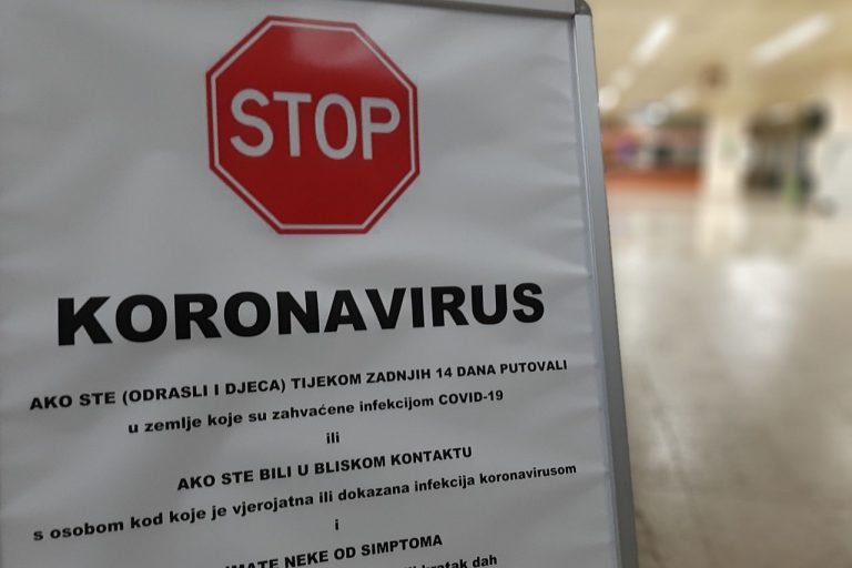 DNŽ: 377 novih slučajeva zaraze, 62 osobe u bolnici, 6 na respiratoru