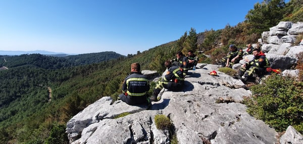 Stanje na požarištu u Smokvici je mirno, nema otvorenog plamen