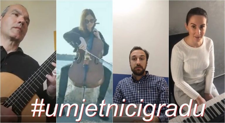 JOŠ SE MOŽETE PRIKLJUČITI Inicijativa #umjetnicigradu pokazala kreativnost Dubrovčana