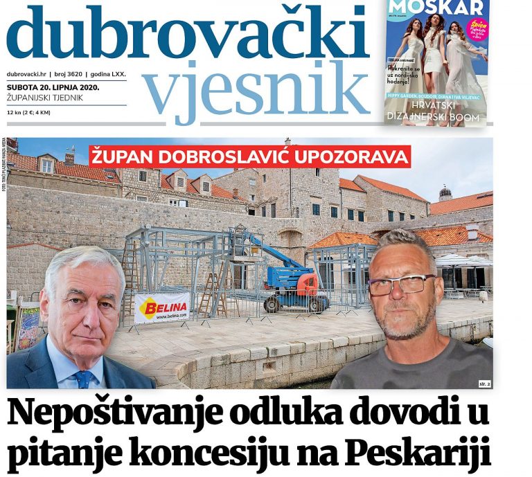 Čitajte u novom broju Dubrovačkog vjesnika!