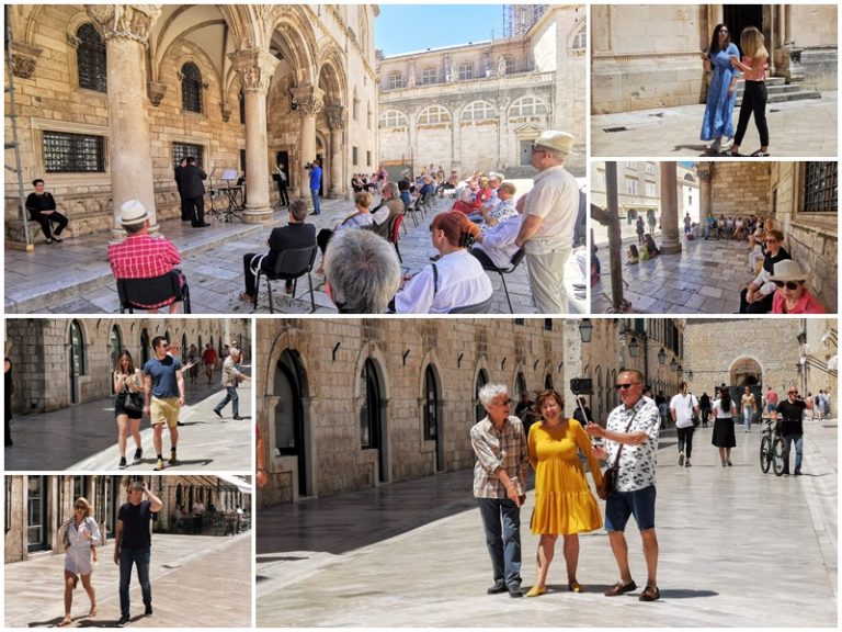 Kultura i poneki turisti u điru Gradom