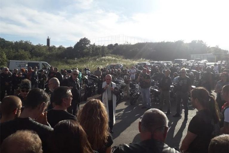 Prometna policija sudjelovala na blagoslovu motocikala u Konavlima