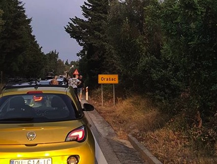 Prometna u Orašcu – udario u prometni znak