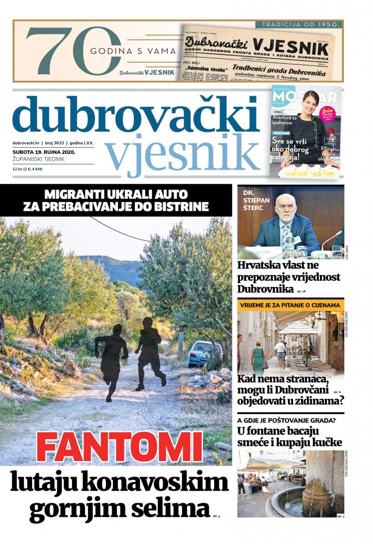 Dubrovački vjesnik od danas je u prodaji!
