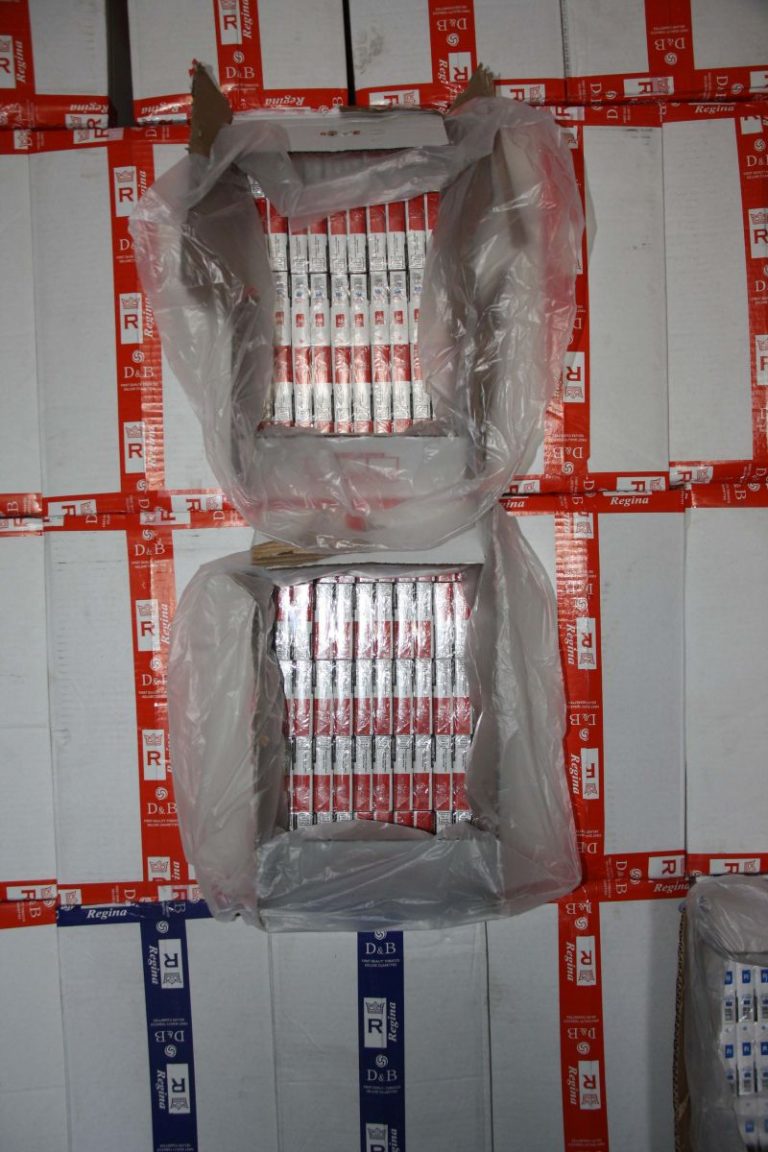 Na Karasovićima zaplijenjene 1 492 šteke cigareta