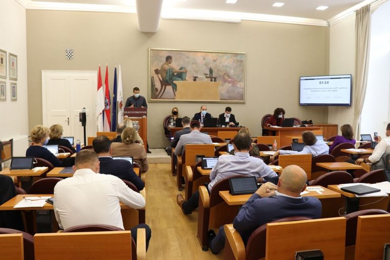 SNIMKA – VIDEO: 36. sjednica Gradskog vijeća Grada Dubrovnika