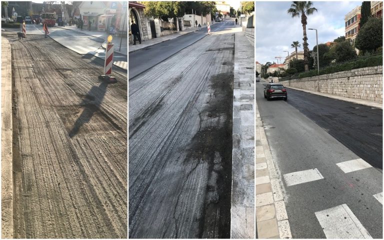 Sanacija asfaltnog kolnika u Ulici branitelja Dubrovnika