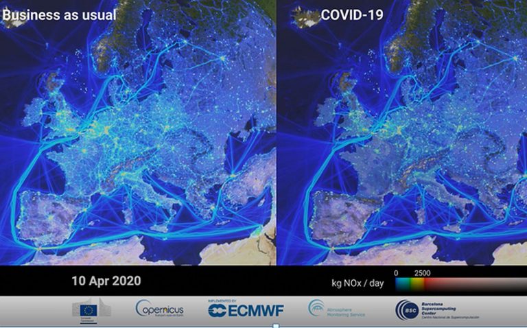 COVID karantena tijekom proljeća značajno je smanjila zagađenje zraka iznad Europe