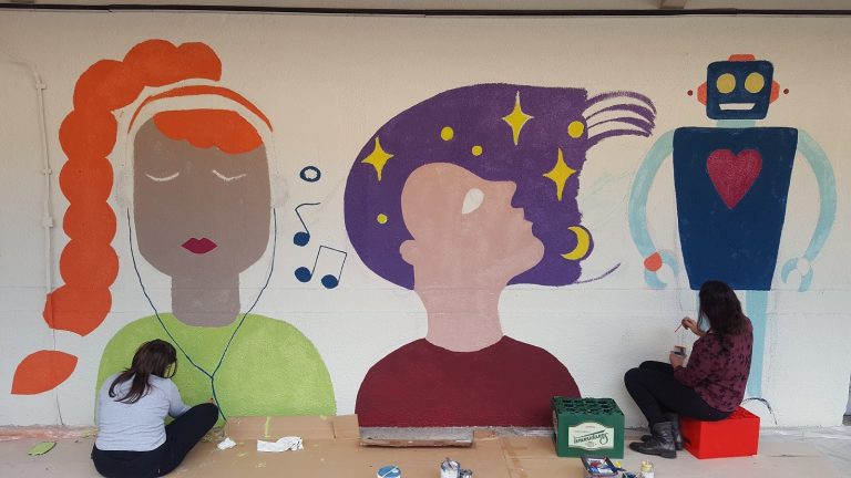 U sklopu projekta Street Art Festival oslikan mural na ulazu u Centar za mlade Dubrovnik