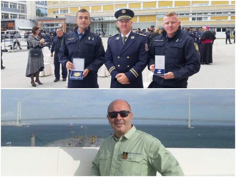 Kapetan Pavo Butijer i četvorica  službenika Postaje pomorske policije nominirani za Plavu vrpcu Vjesnika