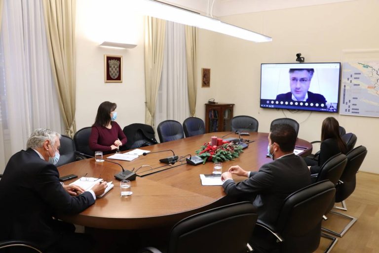 Župan Dobroslavić sudjelovao na redovnom sastanku Vlade sa županima i predstavnicima gradova i općina