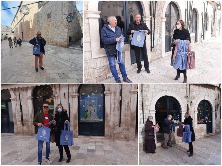 Grad Dubrovnik organizirao dijeljenje platnenih vrećica prihvatljivih za okoliš
