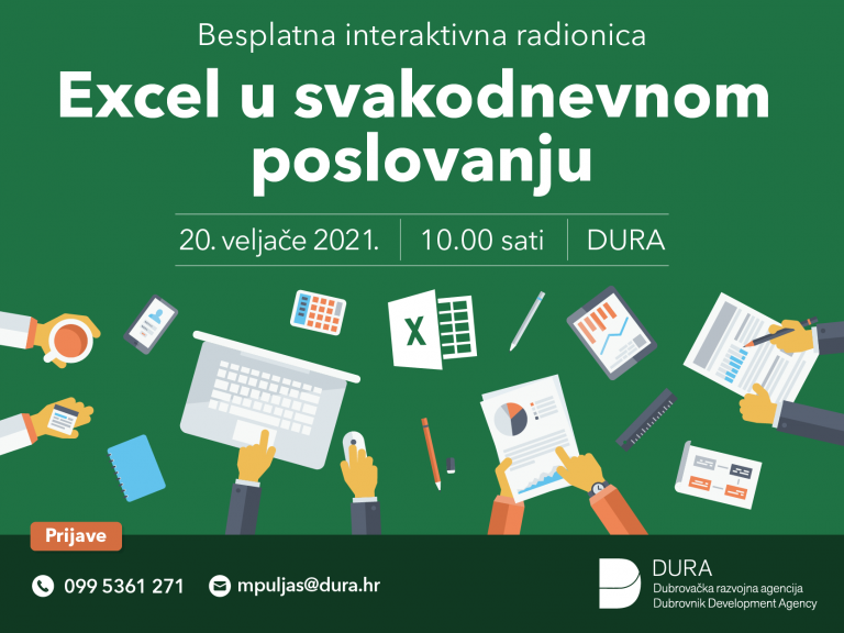 KORISNO I POUČNO: DURINA radionica “Excel u svakodnevnom poslovanju”