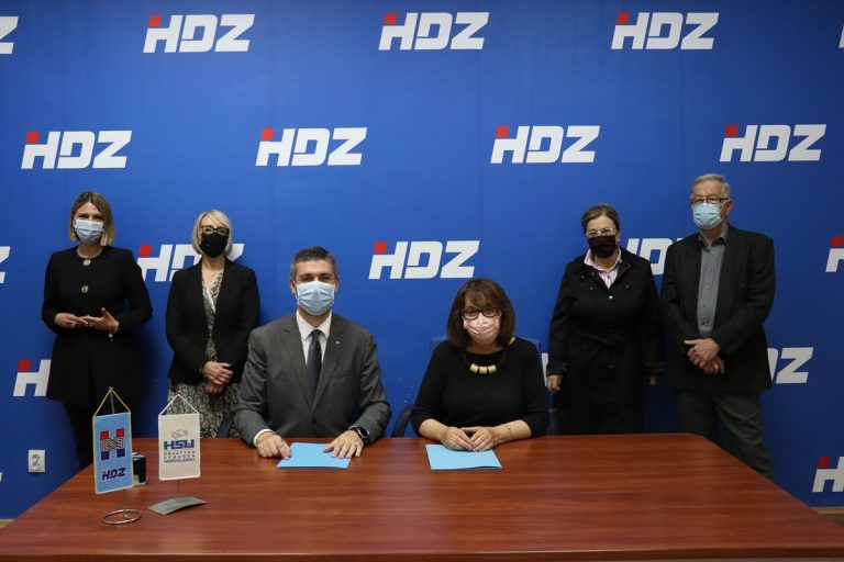HDZ, umirovljenici i Suverenisti potpisali predizbornu koaliciju