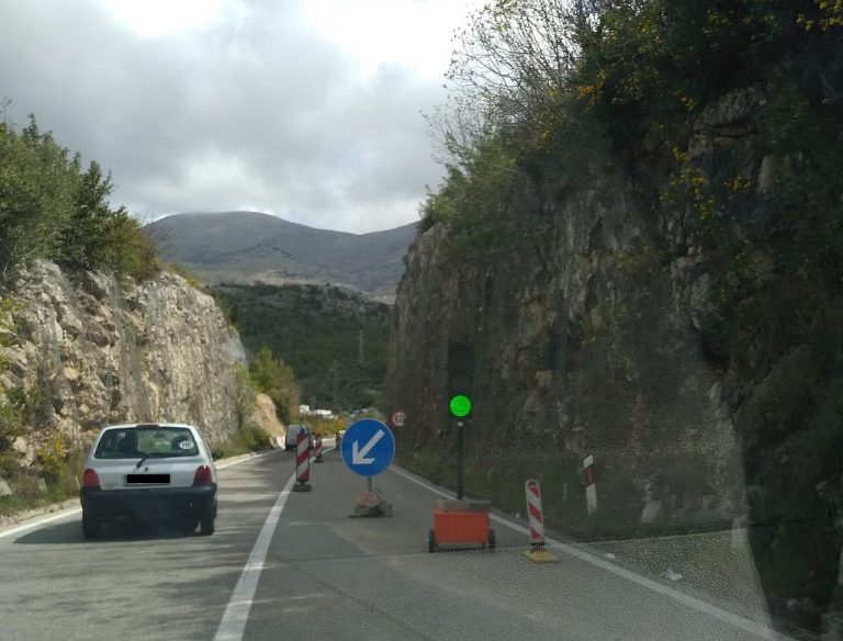 Zatvorena magistrala u Slanome, sanira se odron nakon sedam mjeseci