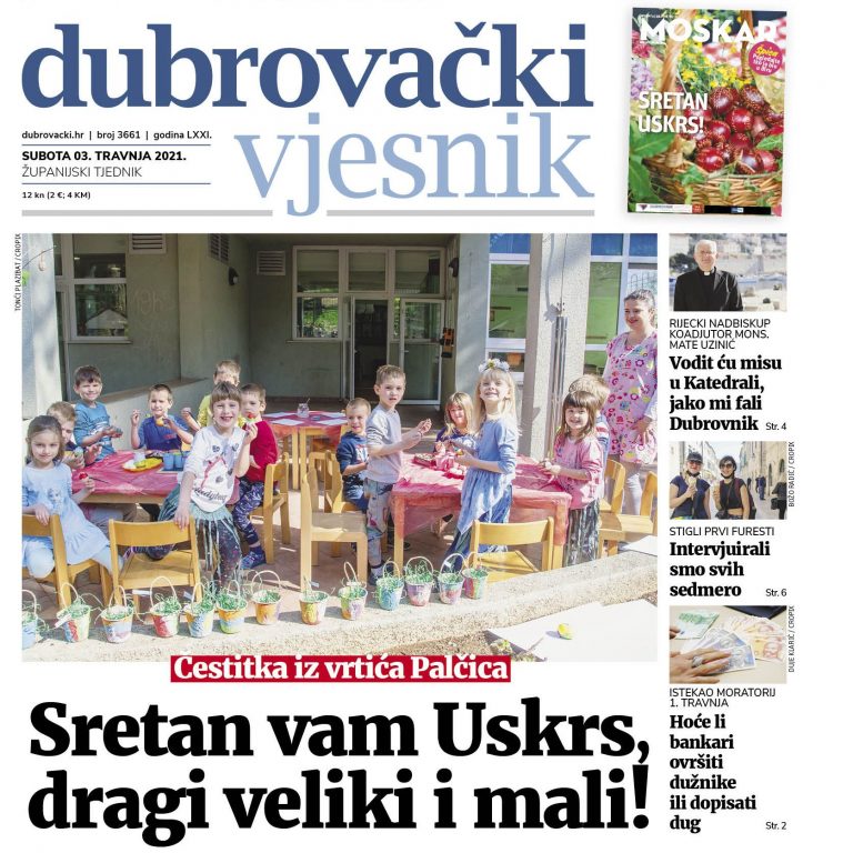 U novom broju Dubrovačkog vjesnika pročitajte!