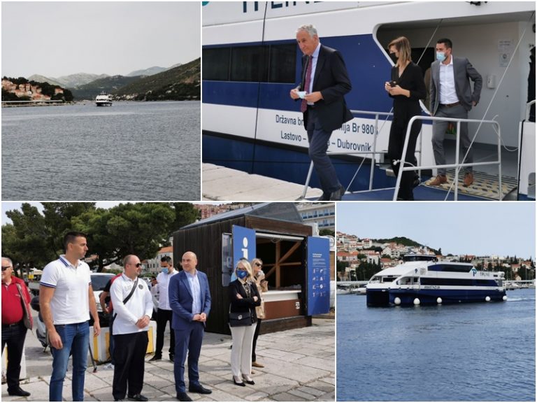 POVIJESNI DAN Lastovo i Dubrovnik povezani cjelogodišnjom brzobrodskom linijom