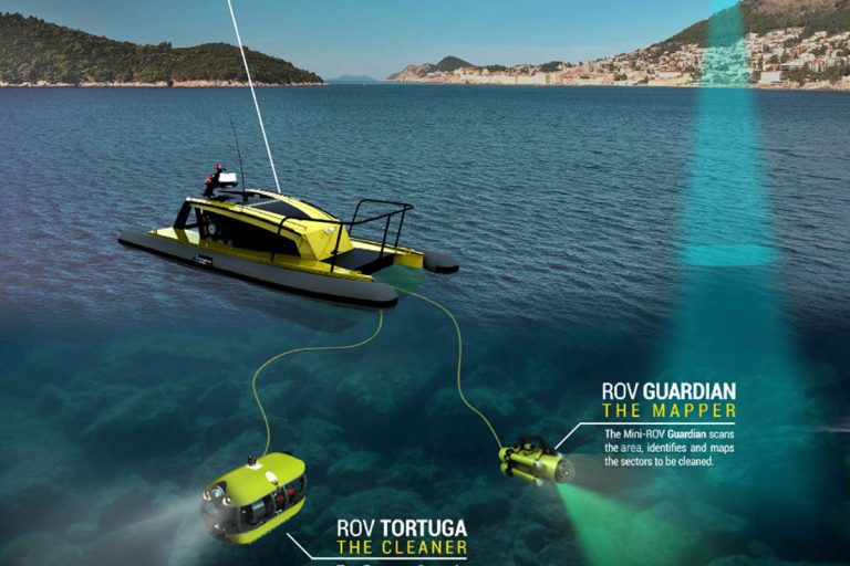 Autonomni robotski sustav skupljat će otpad s dna oceana, a prva ispitivanja provest će se u našoj županiji