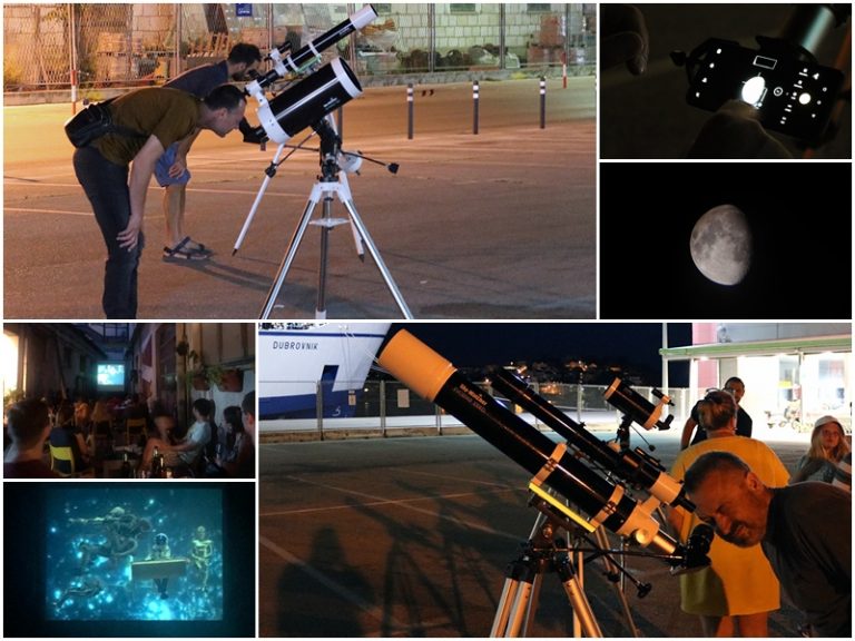 GRUŽ Održana astro večer uz Goste iz galaksije i javno promatranje Mjesec