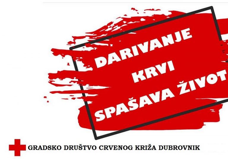 Akcija dobrovoljnog darivanja krvi u ponedjeljak u OB Dubrovnik