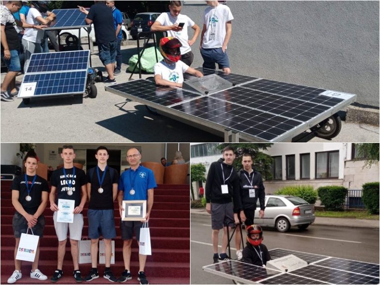 Učenici Obrtničke i tehničke škole osvojili treće mjesto na utrci solarnih automobila