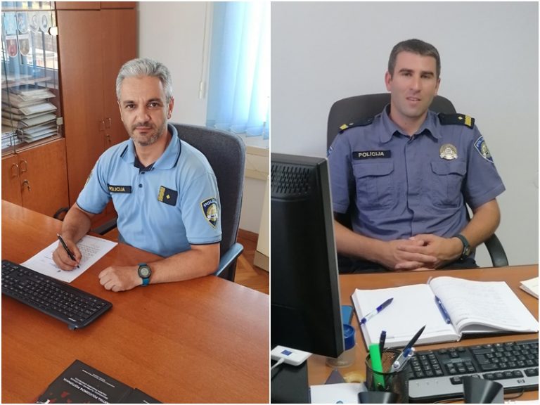 NAPREDOVANJE Miro Marjanović i Hrvoje Franković privremeni policijski načelnici na Grudi i u Stonu