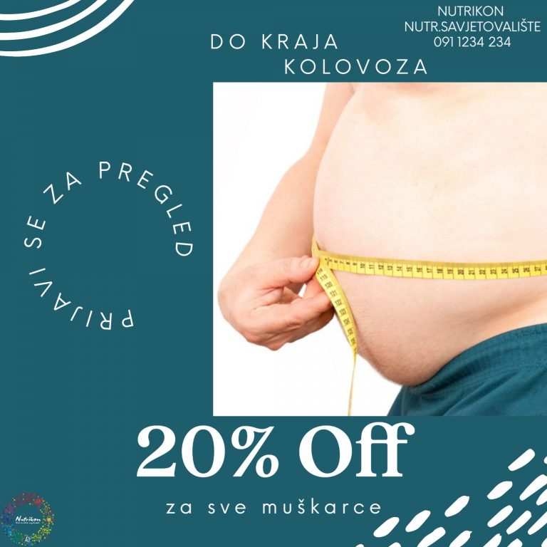 20 posto popusta na Nutrikon usluge u ljekarni Čebulc