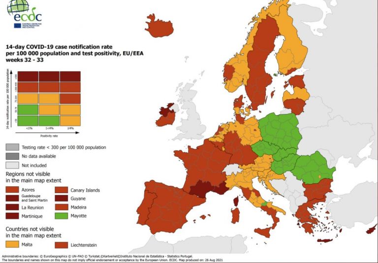 Na novoj korona-karti cijela Hrvatska je narančasta