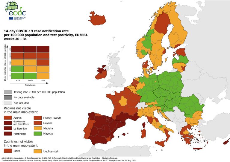 ECDC OBJAVIO NOVU KARTU: Hrvatska obala i dalje u narančastom, pridružio joj se Grad Zagreb