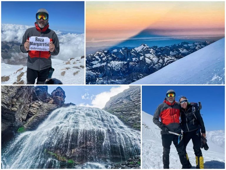 PUTOPIS /Albert Gregov (Grunf) je svoj uspon na ruski Elbrus posvetio jednoj tek rođenoj djevojčici