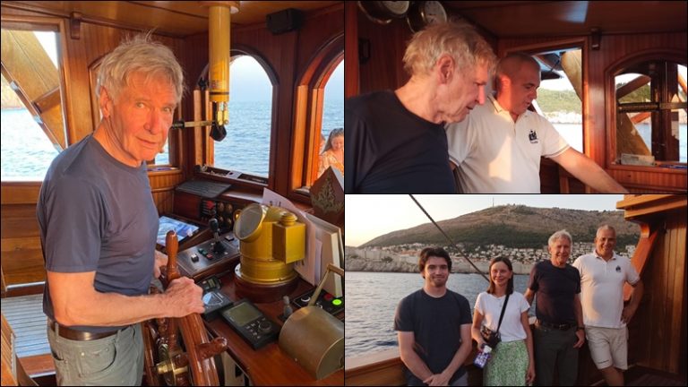 Harrison Ford uživa u Dubrovniku: za kormilom Karake