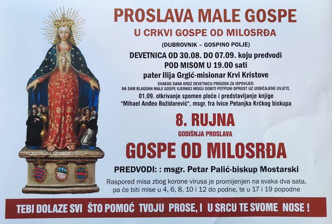 Proslava Male Gospe kod kapucina