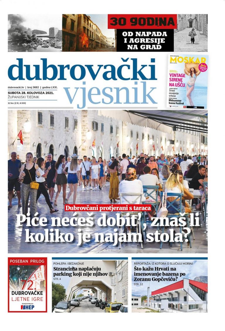 U novom broju Dubrovačkog vjesnika pročitajte!