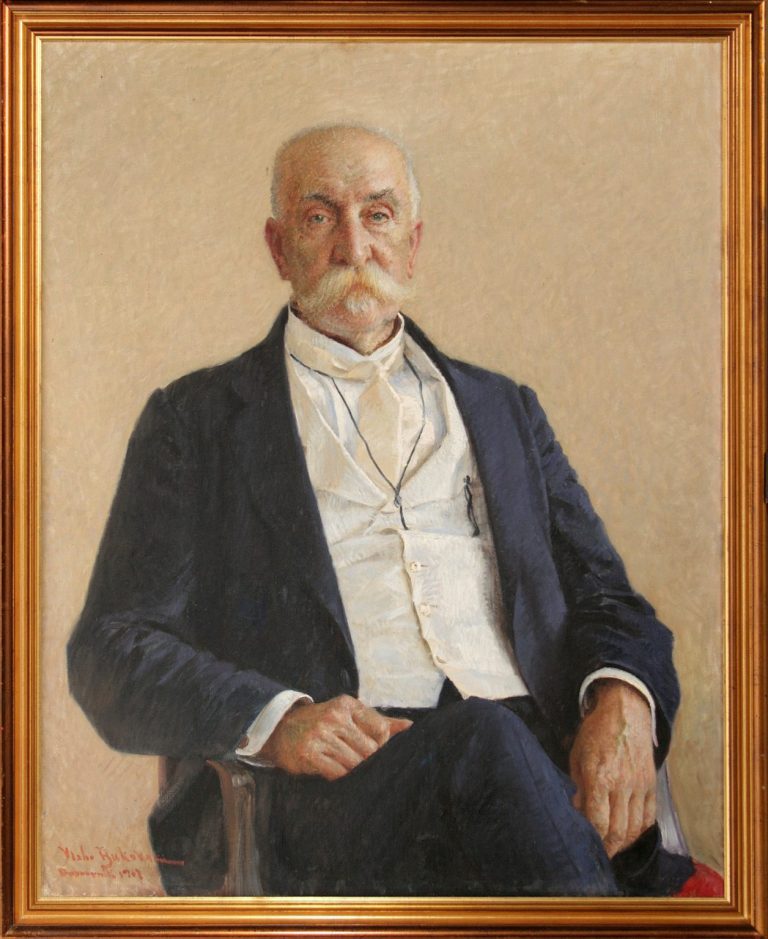 U zbirci Umjetničke galerije čuva se Bukovčev portret Pera Čingrije , izrađen povodom 35. godišnjice njegovog vijećničkog rada