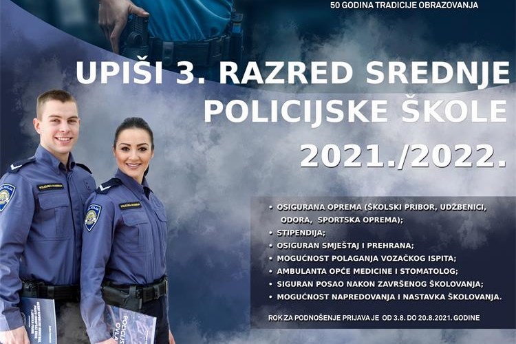 Nakon deset godina Policijska akademija otvara vrata srednjoškolcima, poznati uvjeti upisa
