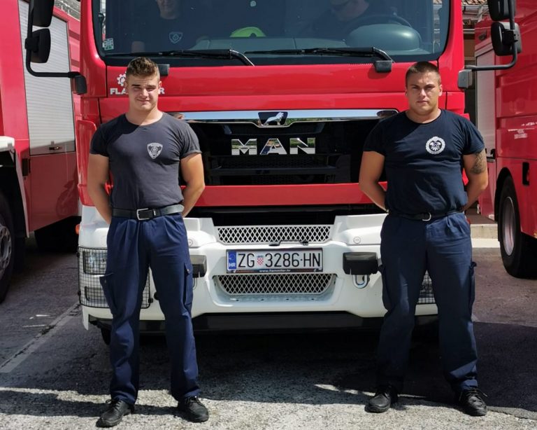 Konavoski vatrogasci Dorian Čagalj – Prokurica i Mihael Matković: dobar je osjećaj pomoći ljudima
