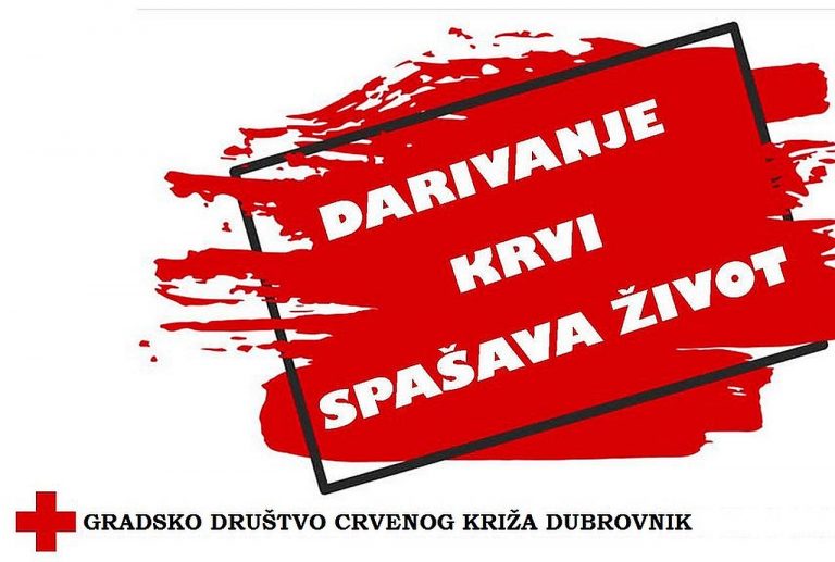 Akcija dobrovoljnog darivanja krvi u petak u OB Dubrovnik