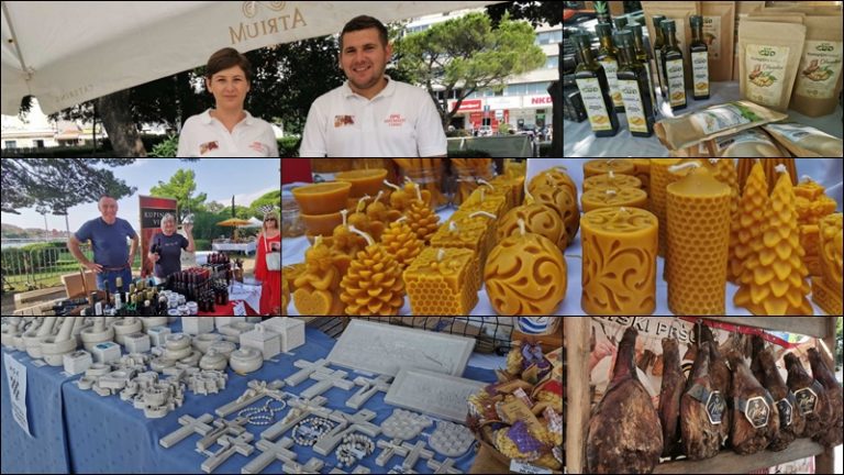 FOTO: Mediteranski sajam donosi različite rukotvorine, ljekovito bilje, med, maslinovo ulje, vino…