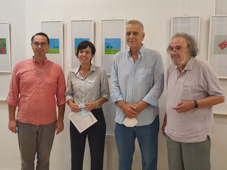 Izložba “HAIKU SLIKA PJESMA” Mihovila Rosmonda u gradskoj knjižnici