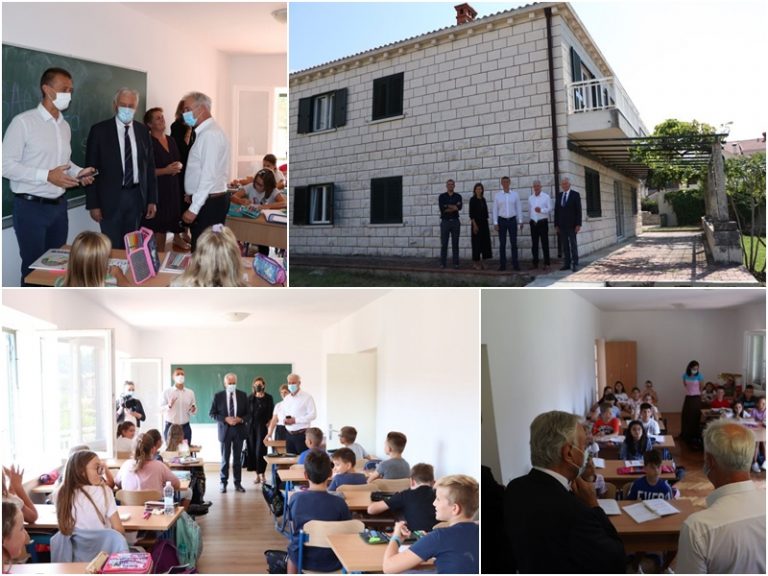 Župan obišao zgradu adaptiranu za župske učenike: Uvjeti su odlični, ali prioritet nam je i dalje dogradnja OŠ Župa dubrovačka