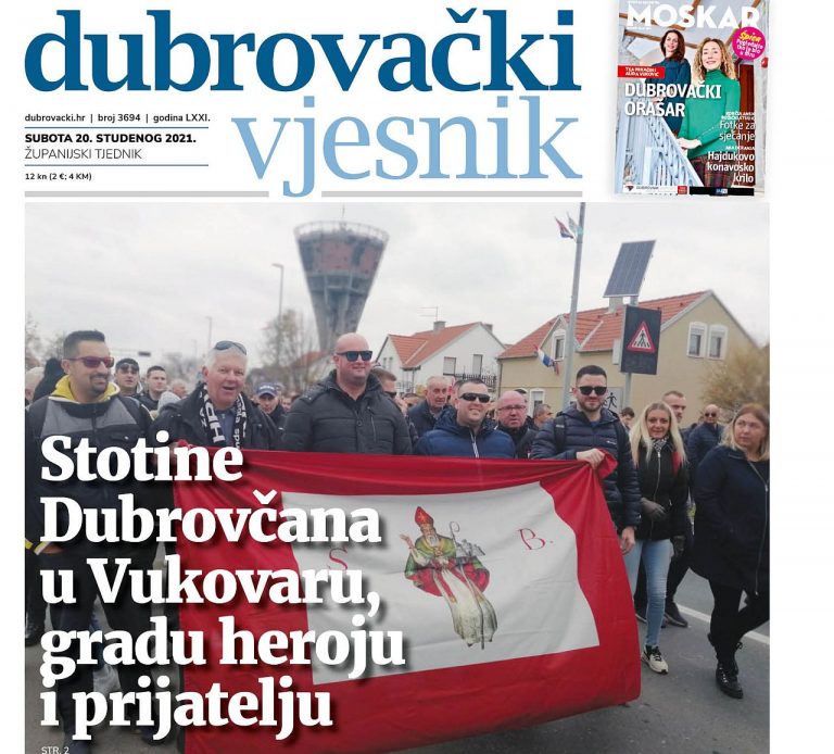 U novom broju Dubrovačkog vjesnika pročitajte!