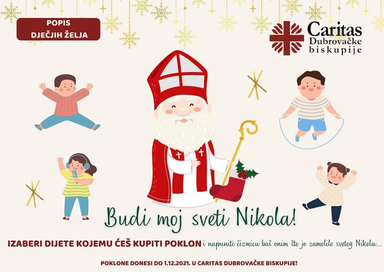 Dubrovački Caritas pokrenuo akciju “Budi moj sveti Nikola”