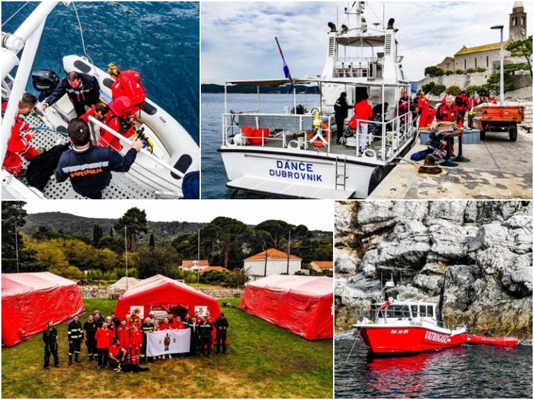 Na Lopudu održana vježba civilne zaštite Grada Dubrovnika