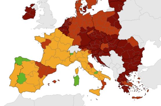 ECDC objavio novu kartu: Hrvatska i dalje u tamnocrvenom