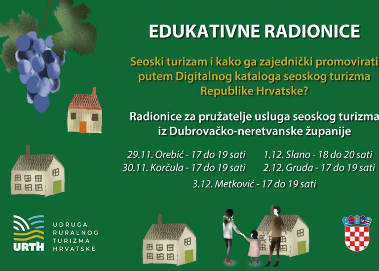 Radionice “Moj-seoski” u Dubrovačko-neretvanskoj županiji