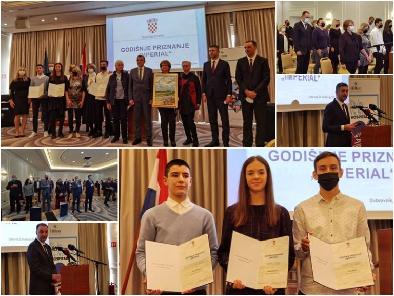 Filip Bašica, Josip Đurović i Bruna Stojanović dobitnici državnog priznanja “Imperijal”