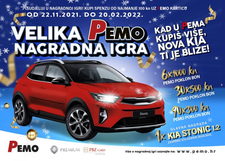 Velika nagradna igra: Kad u Pema kupiš više, nova Kia ti je bliže!