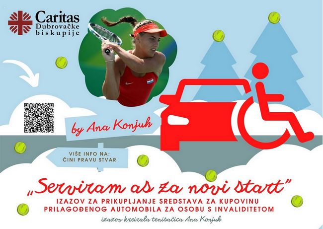 Ana Konjuh servira as za novi start našeg sugrađanina, koji “igra” utakmicu života